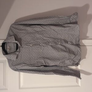 Mango mens patterned shirt slim fit